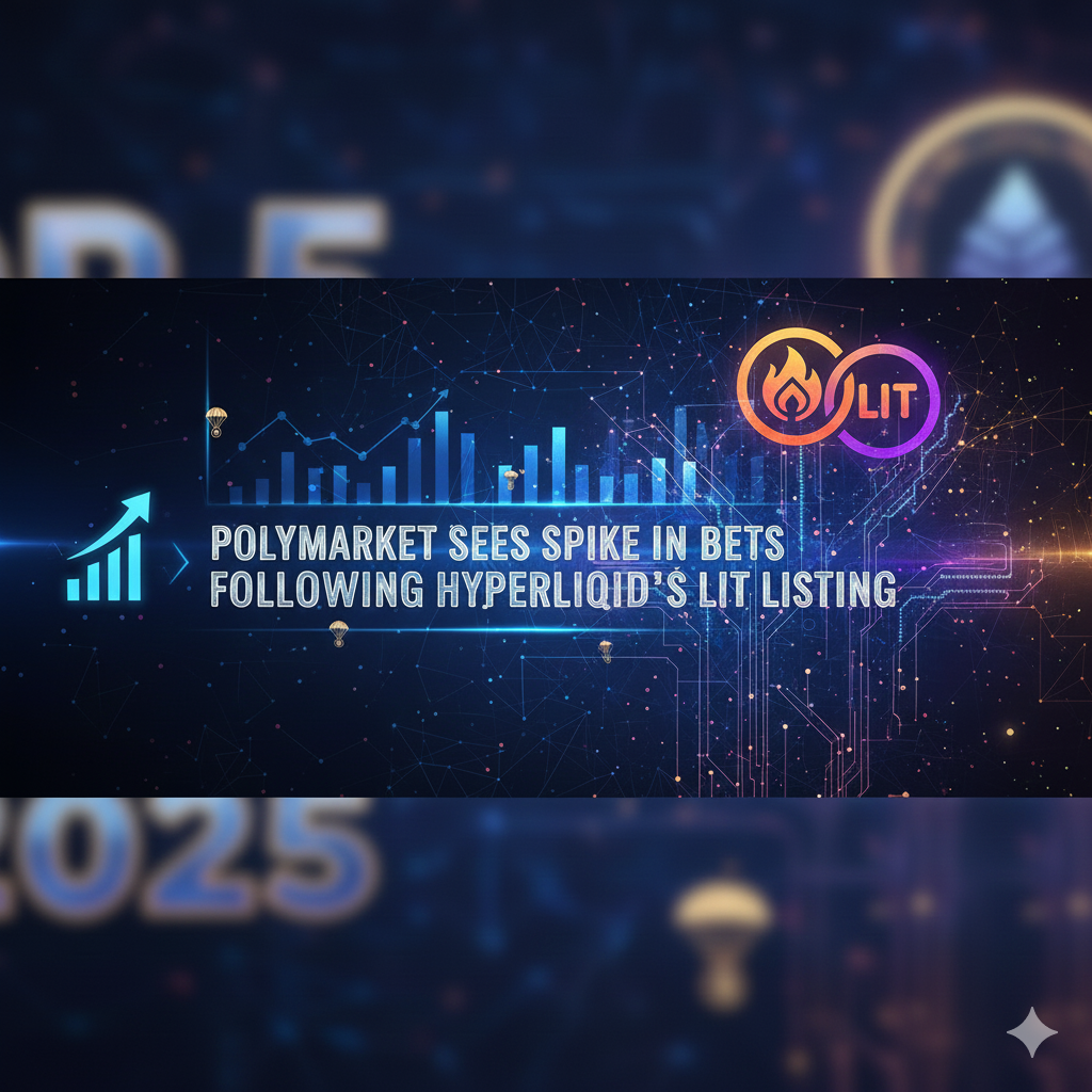 Polymarket Sees Spike in Bets Following Hyperliquid’s LIT Listing